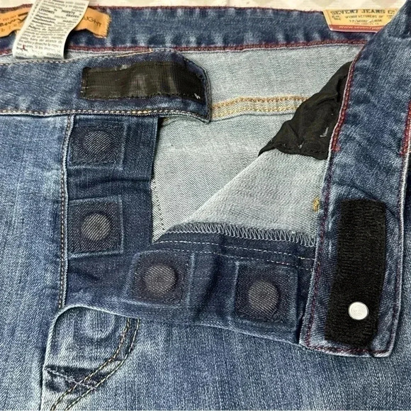 Seven7 Able Men's Slim Straight Denim Jeans Adaptive Pants Size 42W 30L 42x30 - Picture 3 of 9